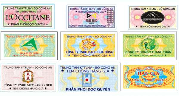 Các mẫu tem bảo hành trên thị trường